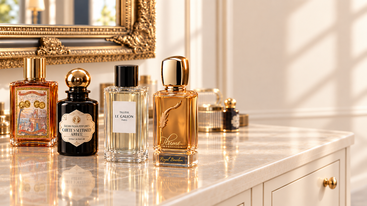 Mémoire LT Piver Nohiba Sultan Pasha Quintessentially Amber Le Galion Tilleul Plume Impression Royal Bourbon