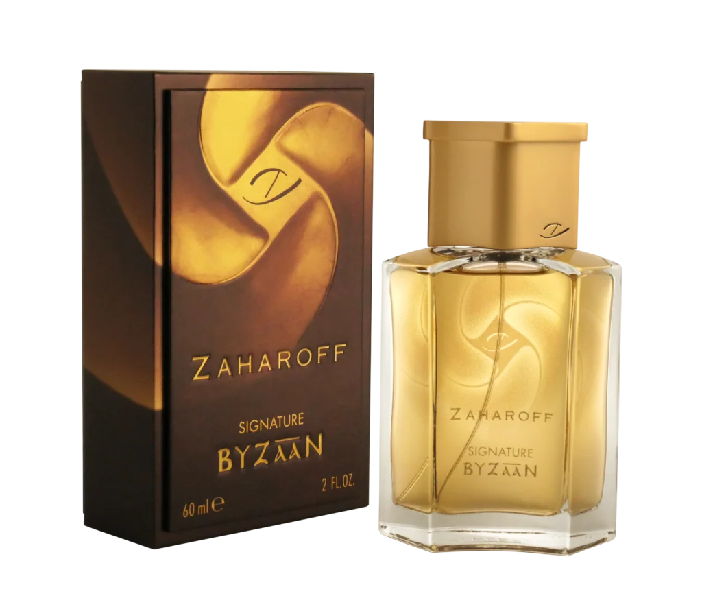 Bočica parfema Zaharoff BYZĀĀN – luksuzni niche miris inspiriran Art Decoom